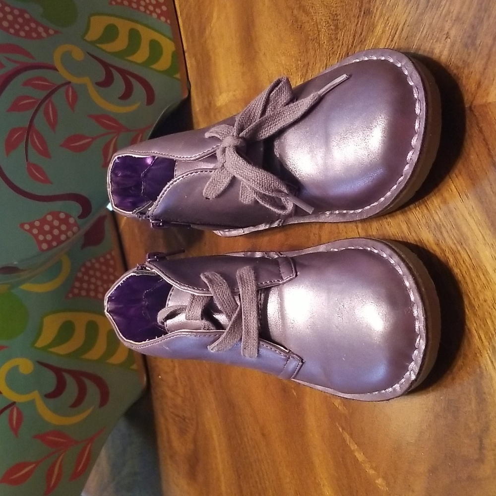 COLE HAAN PEARL PURPLE BOOTIES....Size: US 11 - Picture 2 of 5